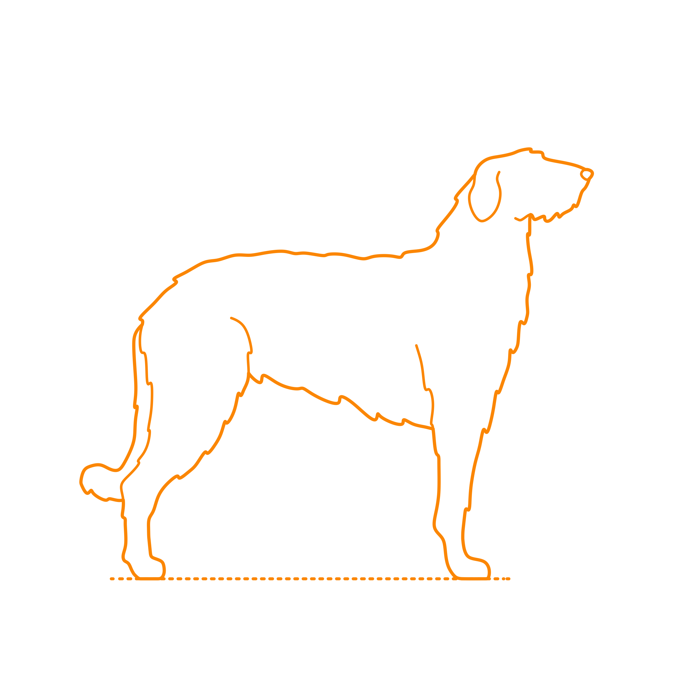 Animals Dogs Scottish Deerhound Sketch Style Svg Vector Free Vectors